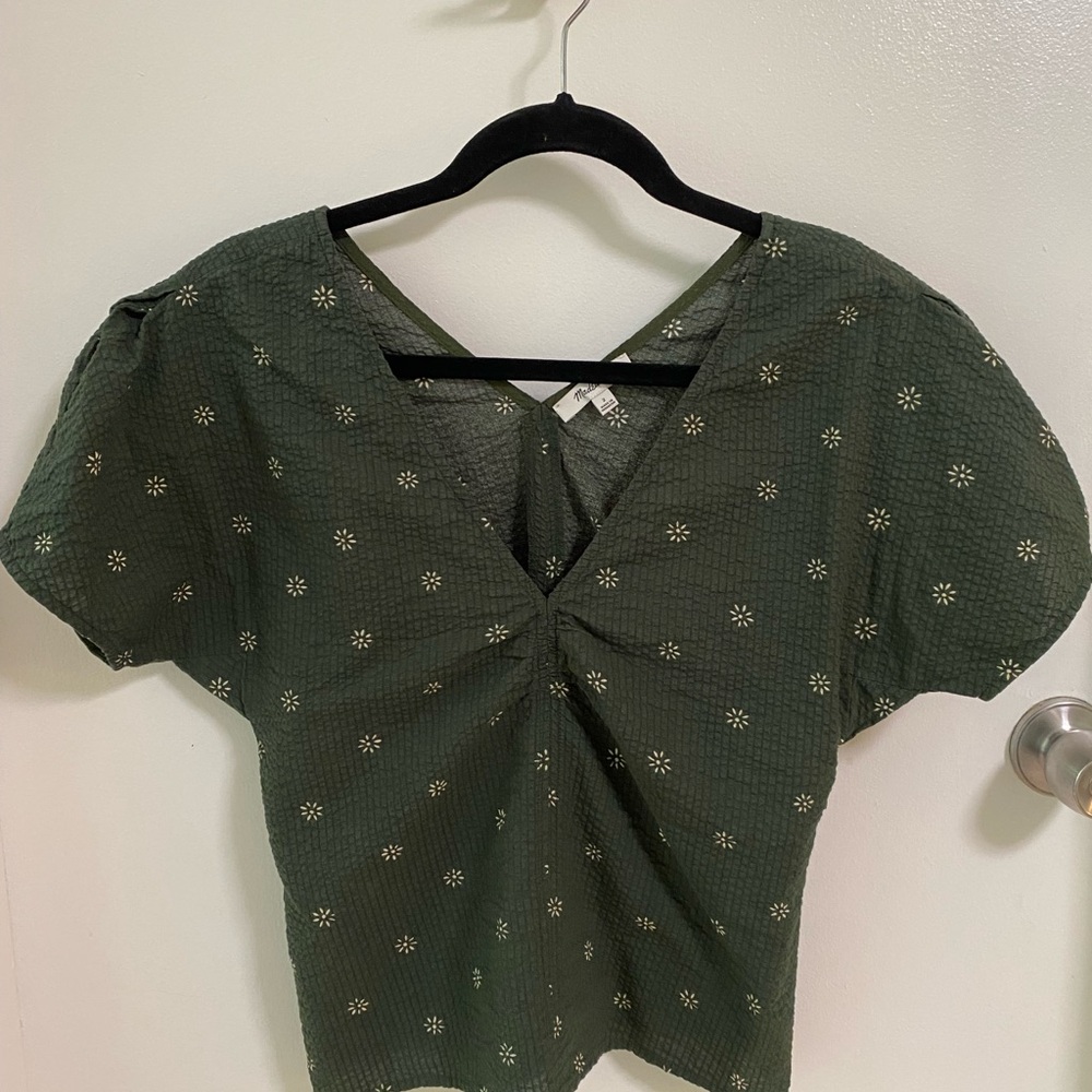 Madewell puff sleeve size 2 blouse